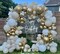 Sand White and Gold Balloon Arch Kit, White Nude Neutral Beige Metallic Gold Different Size Balloons for Boho Wedding Baby Bridal Shower Engagement Birthday Party Decorations Backdrop